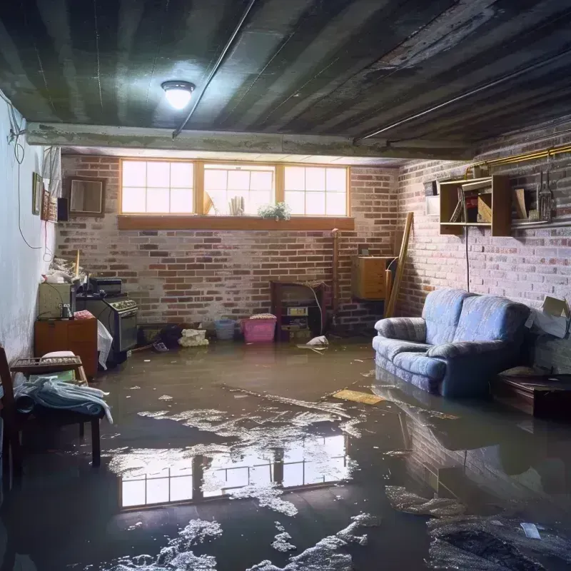 Flooded Basement Cleanup in Mexico, ME